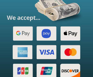 Payments we accept