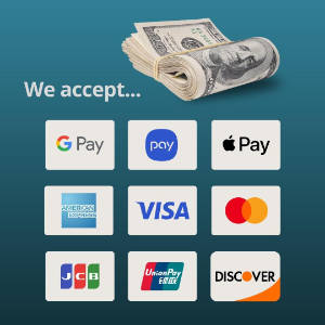 Payments we accept
