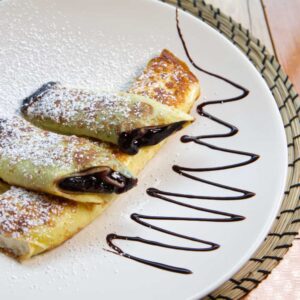 Restaurant Relax Greenpoint NYC Crepes Blueberry