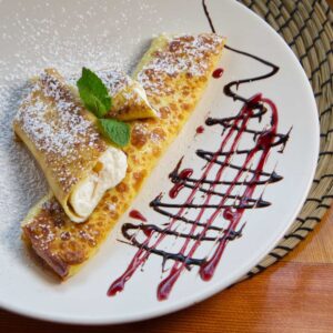 Restaurant Relax Greenpoint NYC Crepes Cheese