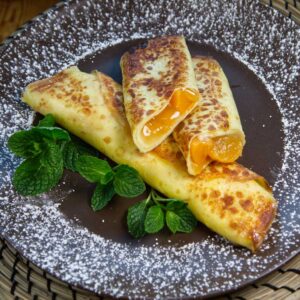 Restaurant Relax Greenpoint NYC Crepes Peach