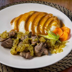 Restaurant Relax Greenpoint NYC Entrees Chicken Liver