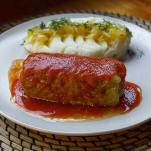 Restaurant Relax Greenpoint NYC Entrees Stuffed Cabbage