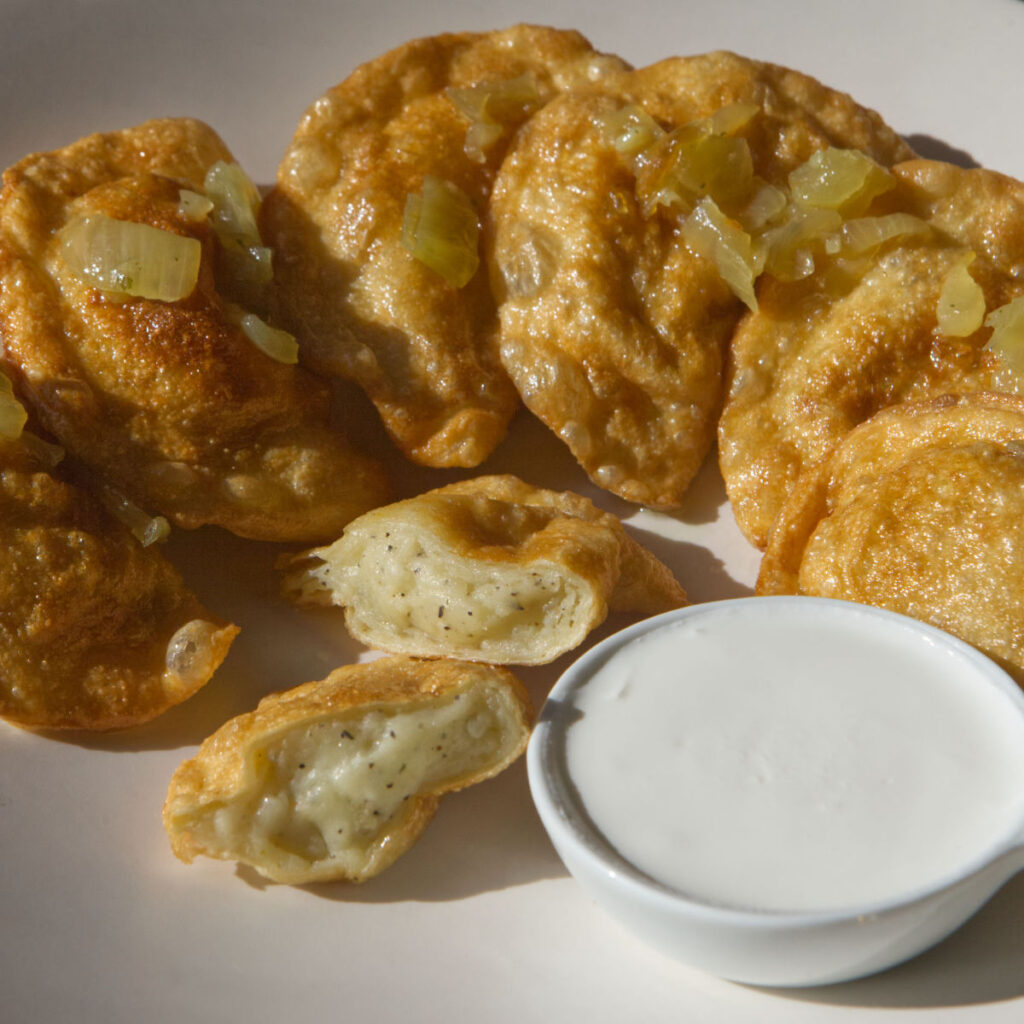 Restaurant Relax Greenpoint NYC Pierogies Potato