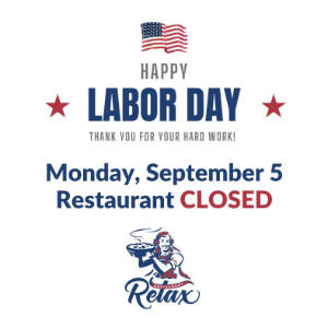 Labor Day – Restaurant Closed