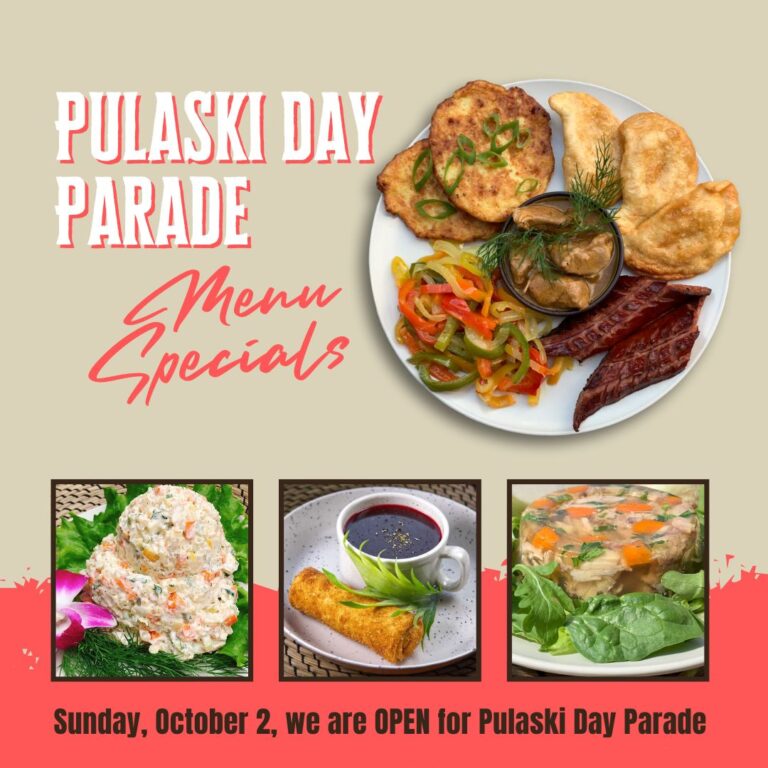 Pulaski Day Parade Menu Specials