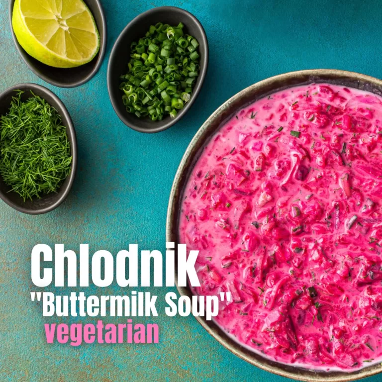 ‘Chłodnik’ Traditional Polish Cold Beet Soup