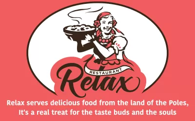 Relax serves delicious food…