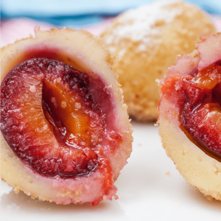 Dumplings with Plums
