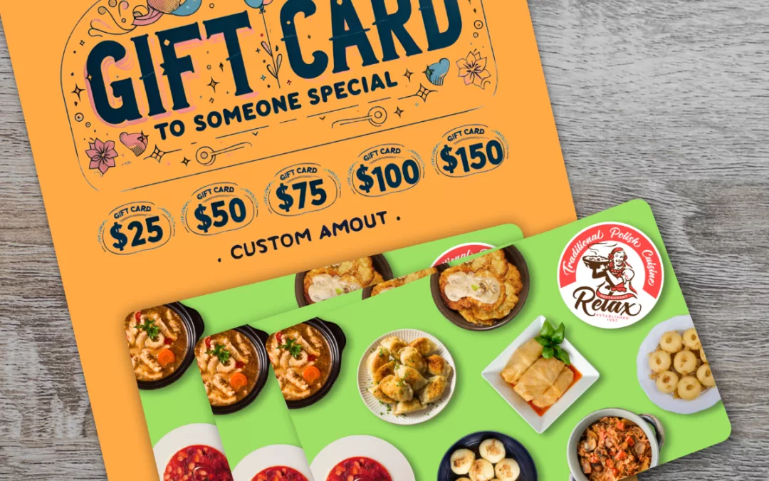 Spread the Joy of Good Polish Food this Christmas with Restaurant Relax Gift Cards!