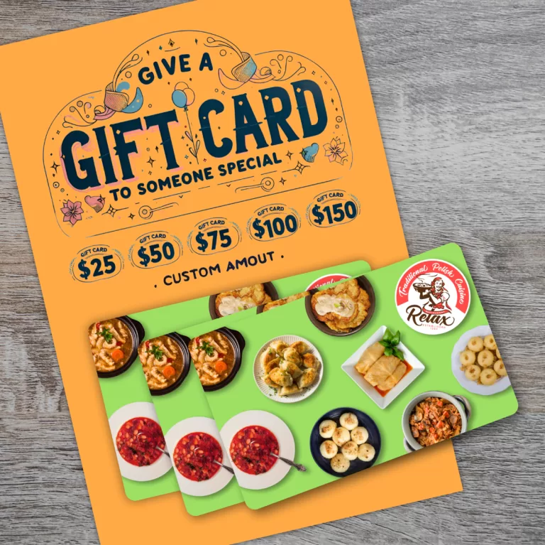 Spread the Joy of Good Polish Food this Christmas with Restaurant Relax Gift Cards!