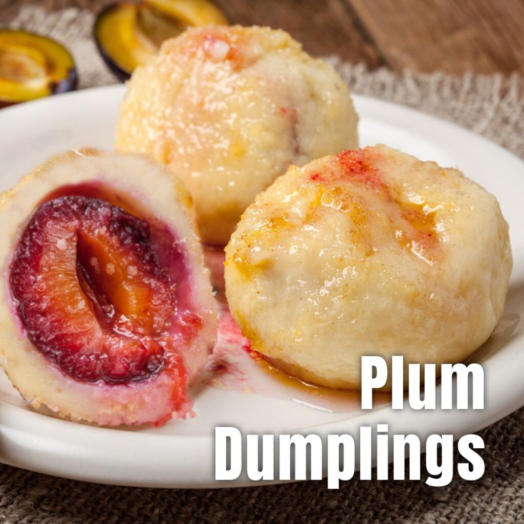 Restaurant Relax, Greenpoint, NYC - Dumplings with Plums