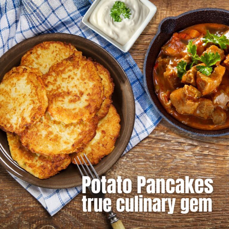 Golden brown discs of savory deliciousness