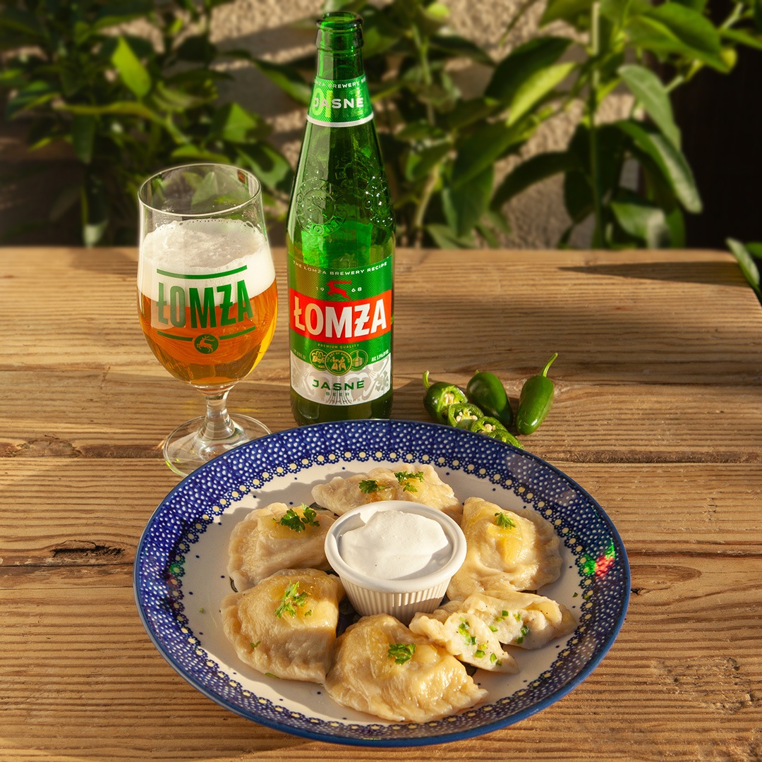 Jalapeno Pierogi at Restaurant Relax in Greenpoint, New York