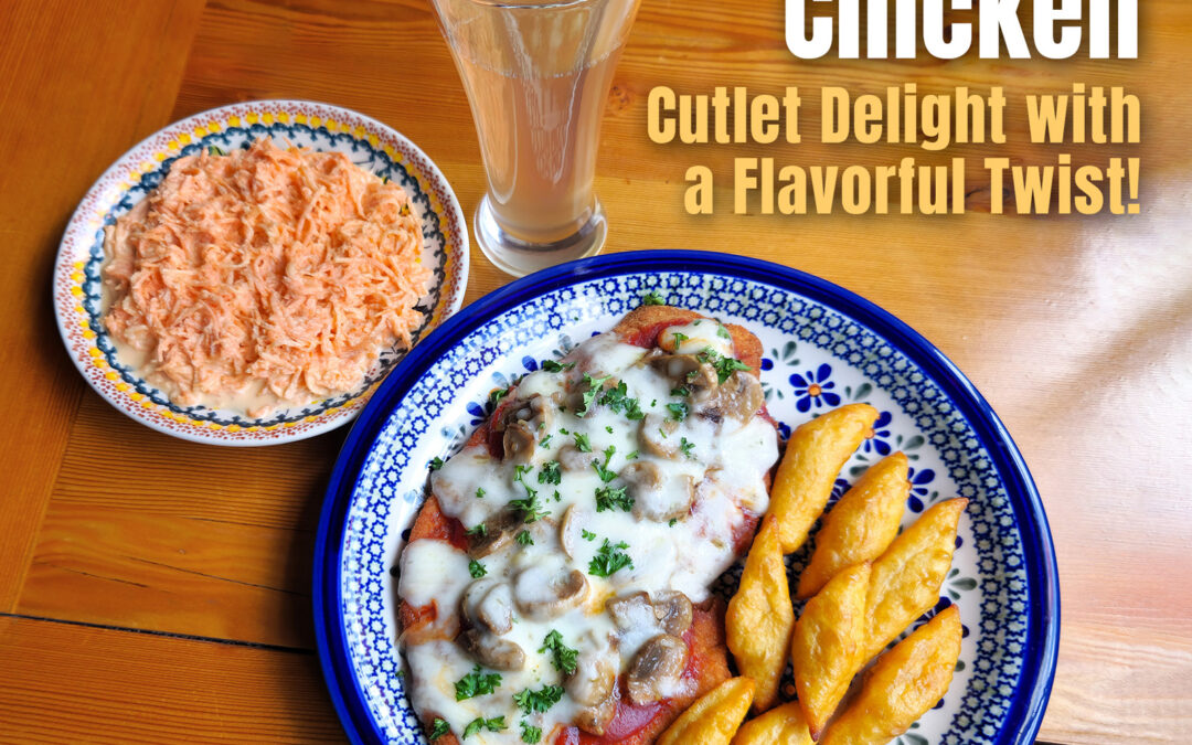 Cheesy Chicken Cutlet Delight with a Flavorful Twist!