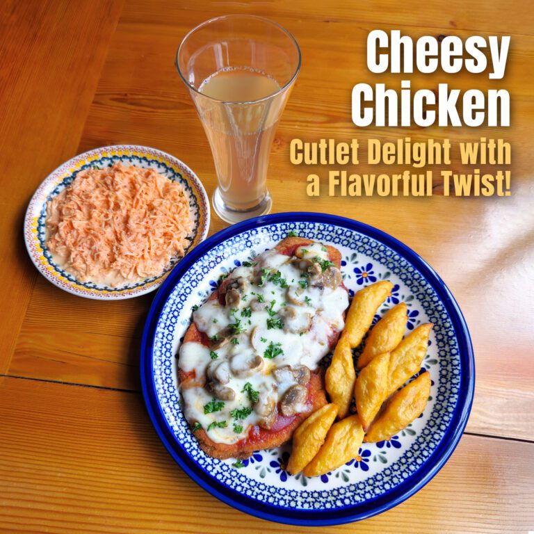 Cheesy Chicken Cutlet Delight with a Flavorful Twist!