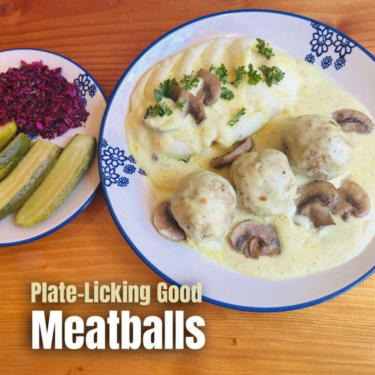 Plate-Licking Good Meatballs