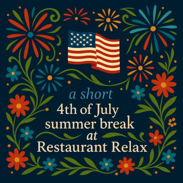 A short summer break at Restaurant Relax