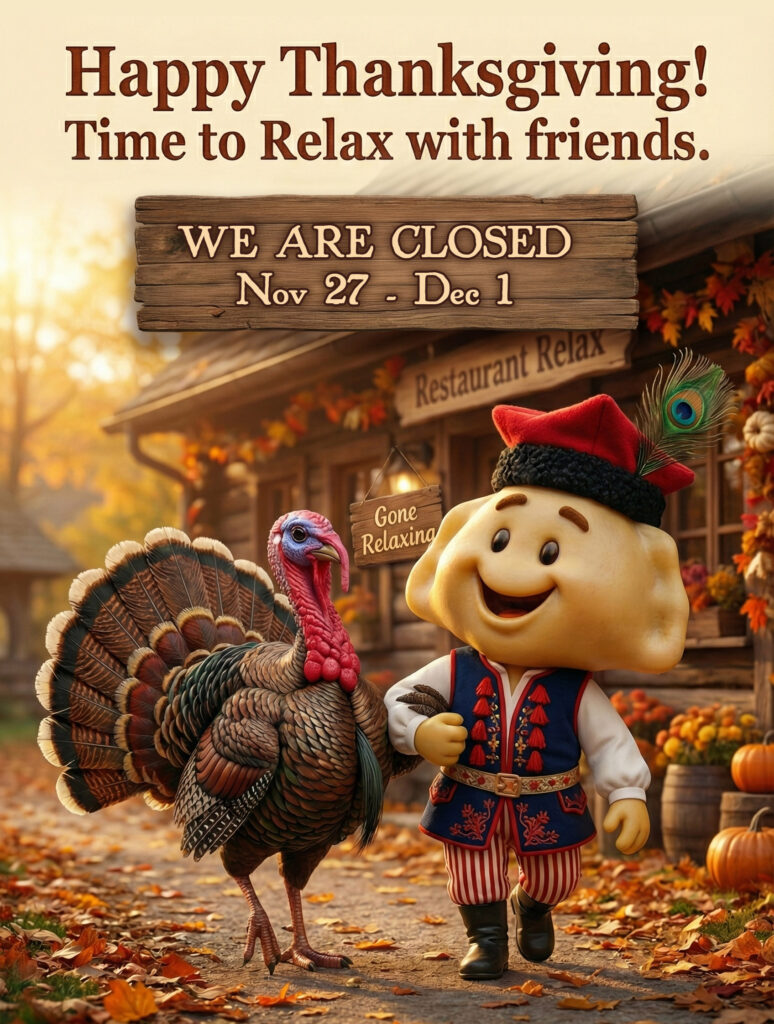 Thanksgiving Closed - Restaurant Relax