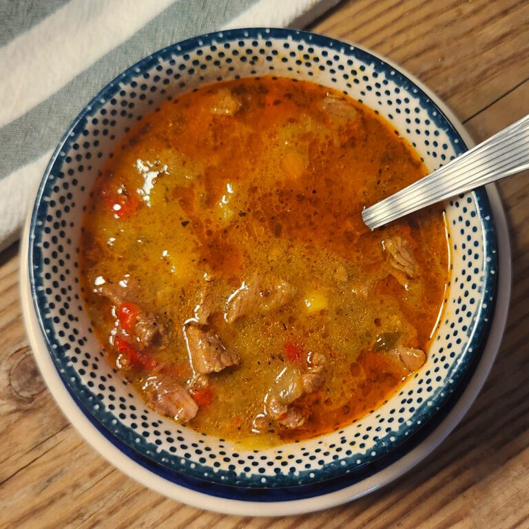 Meat Lover’s Dream. Polish Beef Goulash Soup