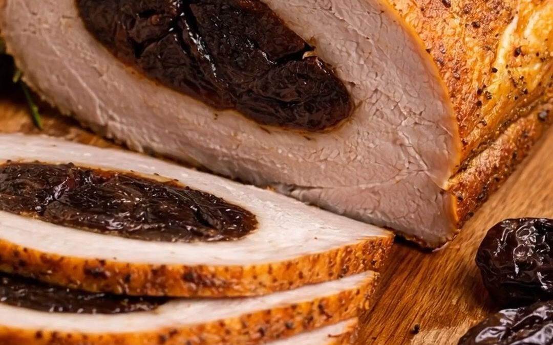 Prune Stuffed Pork Loin