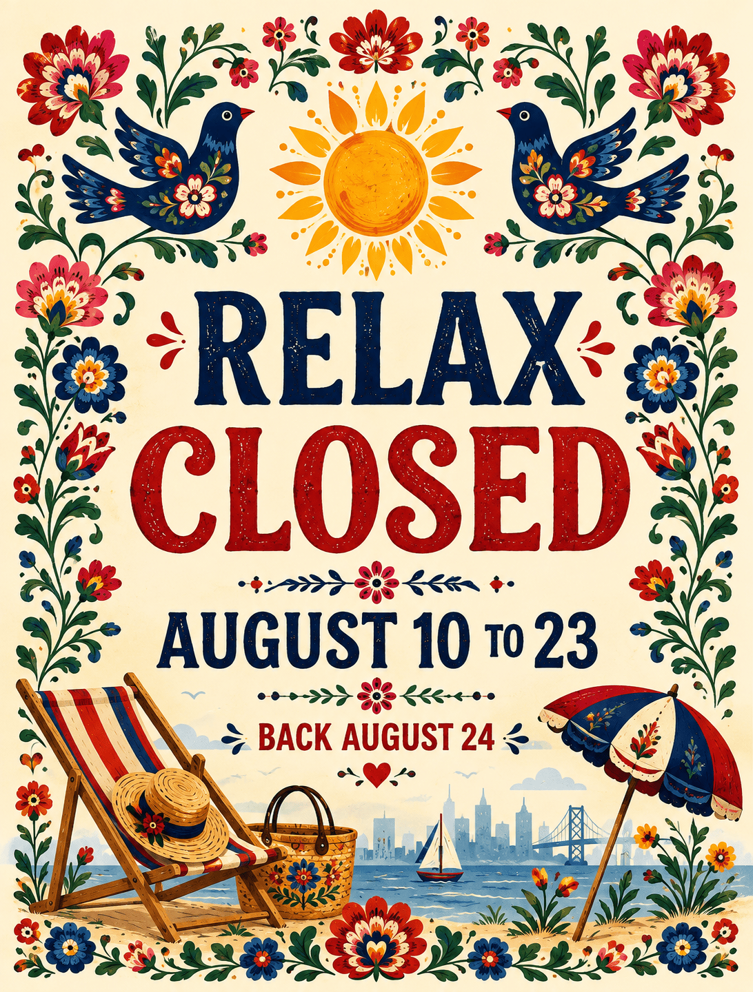 Restaurant Relax Summer Vacation 2026